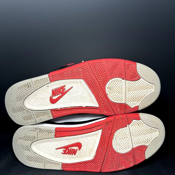 Size 10.5 - Nike Air Jordan 4 Retro OG Fire Red 2020 Men's Shoes - Picture 8 of 10